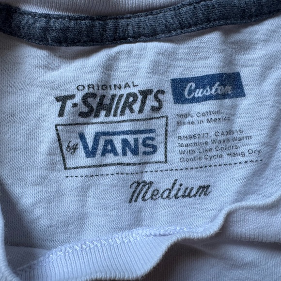 Vans Classic White Tee with Logo - Picture 2 of 3